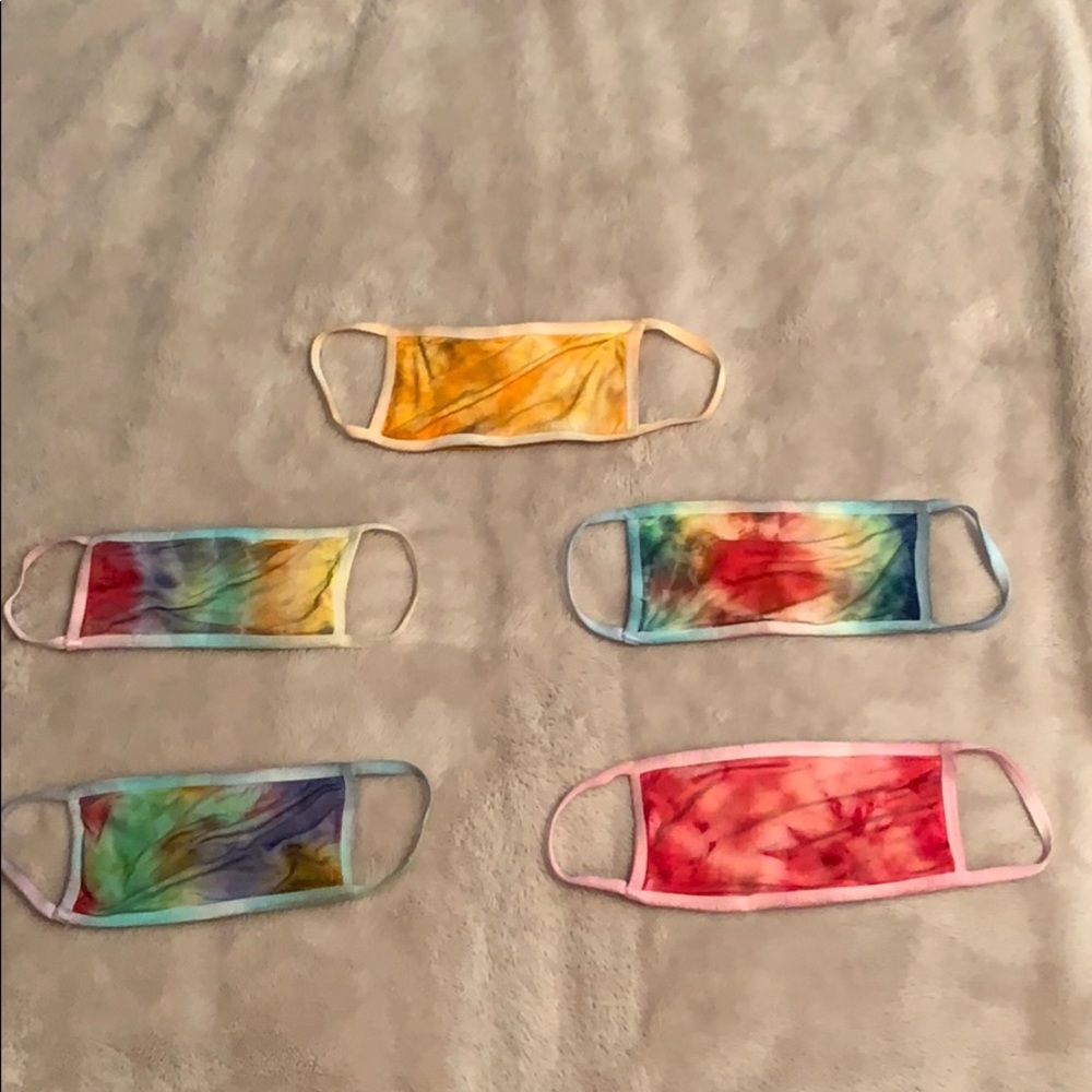 Tie dye masks